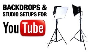 Backdrops and Studio Lighting Setup For Youtube Videos [upl. by Nagy]