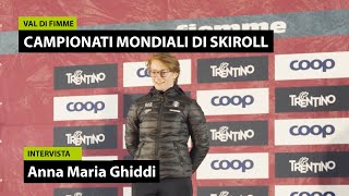 Anna Maria Ghiddi Medaglia doro ai Mondiali Skiroll in Val di Fiemme [upl. by Ninehc]