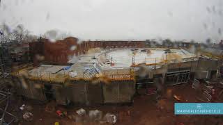 Studley Castle new hotel build  Progress Feb 2018 only  CAM 4 [upl. by Melamed387]