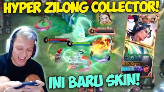 HYPER ZILONG SKIN COLLECTOR EMPYREAN PALADIN  EFEK SKIN SAKTI DAMAGE SAKIT BANGET  MOBILE LEGENDS [upl. by Rahcir]