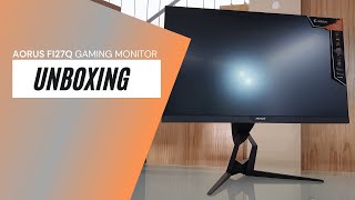 AORUS FI27Q unboxing [upl. by Yovonnda512]