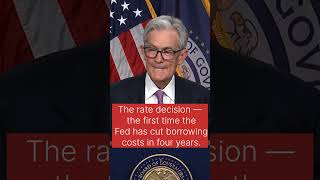 Fed Rate Cut Fed MeetingJerome Powell trending shorts ytshorts america [upl. by Macomber949]