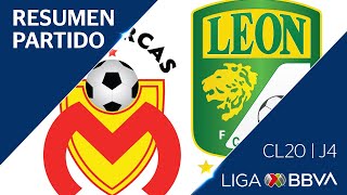 Resumen y Goles  Morelia vs León  Jornada 4  Clausura 2020  Liga BBVA MX [upl. by Assenal260]