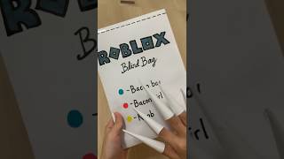 Roblox blind bag 💅🏼 roblox blindbag asmr unboxing diy squishy shorts shortscraft cute [upl. by Yecnay]