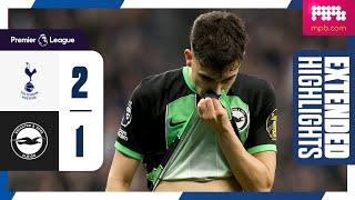 Extended PL Highlights Tottenham 2 Brighton 1 [upl. by Maudie]