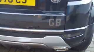 How to remove rear bumper tow eye cover on Range Rover Evoque Dynamic [upl. by Halsted]