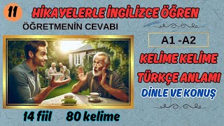 HİKAYELERLE İNGİLİZCE ÖĞRENİN  İNGİLİZCE KELİMELER  Öğretmenin cevabı [upl. by Yelwar]