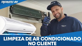 🦠 Limpeza de Ar Condicionado na Casa do Cliente [upl. by Negris]