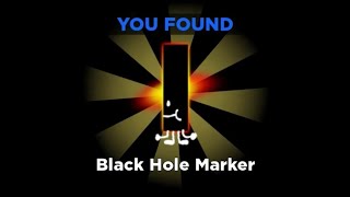 How to get BLACK HOLE marker in FIND THE MARKERS Roblox  UPDATED 2024 [upl. by Sacttler]