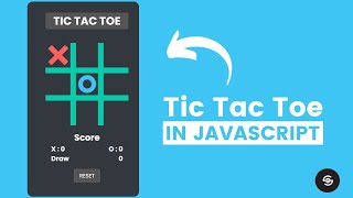 Build Tic Tac Toe With HTML CSS amp JavaScript  Tutorial [upl. by Apostles]