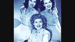 I Dont Stand A Ghost Of A Chance With You  The Dinning Sisters 1951 [upl. by Rayshell35]