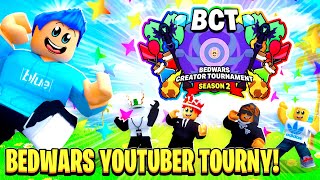 So I Joined A Roblox Bedwars YouTuber Tournament [upl. by Ecneps]