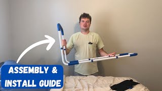 Momicol Bed Rail  Assembly Video [upl. by Enidualc]