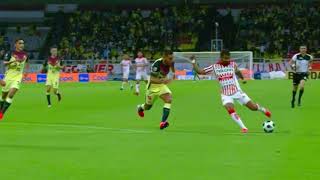 Gol de Alejandro Zendejas  América vs Necaxa  Grita México A21  Jornada 2  LIGA BBVA MX [upl. by Nna50]