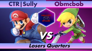 Center Stage 66  CTR Sully Mario vs Obmcbob Toon Link  Super Smash Bros Ultimate SSBU [upl. by Rasmussen]