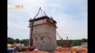 Weitz CobbVantress Poultry Feed Mill Slipform Time Lapse Video [upl. by Anitaf209]