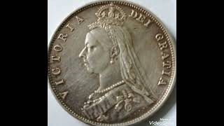 1887 Half Crown Queen Victoriacoin value and price rare [upl. by Meid]