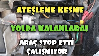 ARABA ÇALIŞMIYOR YOLDA KALDIM ARAÇ ATEŞLEME KESTİ 29 [upl. by Enelaj]