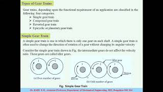 Introduction to Gear Trains [upl. by Nylesoy]