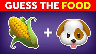 Guess the FOOD by Emoji 🍔 Food And Drink By Emoji  Monkey Quiz [upl. by Felske]