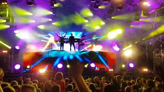 Orbital  Chime amp Where Is It Going Live George Square Glasgow 10th August 2018 [upl. by Ahsinhoj502]