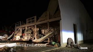 Cresco Iowa Storm Damage  December 15 2021 [upl. by Innattirb]