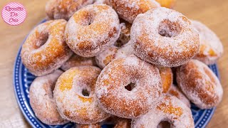 DONUTS CASEIROS  ROSQUINHAS CASEIRAS  RECEITA ECONOMICA  MUITO MACIO  RECEITAS DA CRIS [upl. by Ross149]