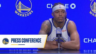 Damion Lee 2021 Media Day Press Conference  Golden State Warriors [upl. by Arotal]