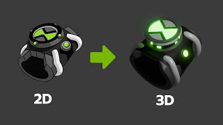 Created a 3D model Ben10 Omnitrix [upl. by Meara]