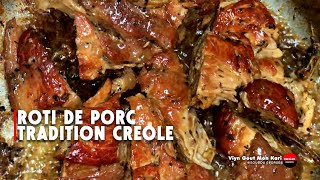 Rôti de porc à la créole recette facile à réaliser [upl. by Blossom405]