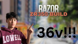 Razor ZR350MX350 36v Overvolt [upl. by Eyaj]