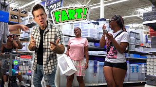 The Pooter  THE UNEXPECTED FART CONTEST  Farting at Walmart  Jack Vale [upl. by Ihel]