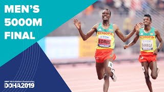 Mens 5000m Final  World Athletics Championships Doha 2019 [upl. by Krall]