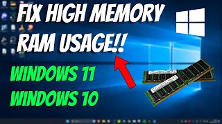 2024 UPDATED How To Fix High Memory RAM Usage In Windows 11 [upl. by Nylahsoj]