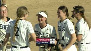 GAME RECAP CHAMPLIN PARK VS SPRING LAKE PARK  SOFTBALL  CHAMPLIN PARK  QCTV [upl. by Atnas882]