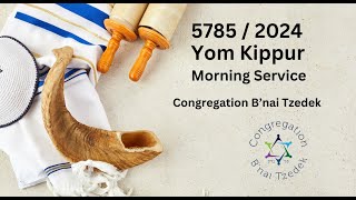 Yom Kippur Morning Service including Yizkor 57852024  Congregation Bnai Tzedek  Oct 12 2024 [upl. by Giarg]