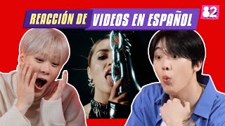 ¡Kpop idols reaccionando a MVs picantes por primera vez 🔥 I Ozuna Las Ketchup Lali Thalia [upl. by Hershel301]