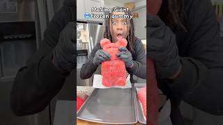 🥶Making the viral Frozen Giant Gummy lifehacks frozengummy hacks [upl. by Eibba]