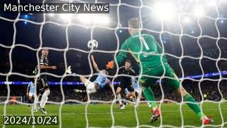 Erling Haaland scores spectacular backheel as Manchester City thrash Sparta Prague 50 to extend unb [upl. by Marciano]