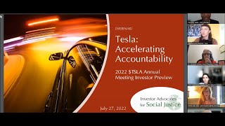 Accelerating Accountability at Teslas 2022 Annual Shareholder Meeting [upl. by Anileve499]