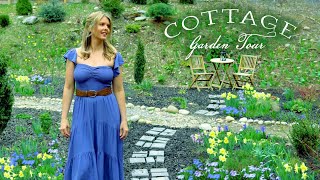 Cottage Garden Tour Springtime gardentour cottagegarden [upl. by Letram]