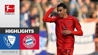 Kane Musiala And Co Shine  VfL Bochum  FC Bayern München  Highlights  MD 8 Bundesliga 2425 [upl. by Amekahs]