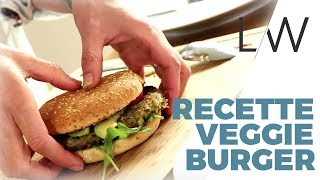 Recette Heathly Veggie Burger Burger végétarien by Lucile Woodward [upl. by Gabler]