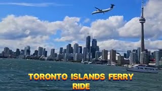 🔴LIVE Toronto Islands Ferry Ride Skyline View live [upl. by Viviyan266]