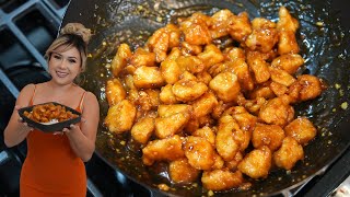 How I Make My ORANGE CHICKEN better than Takeout [upl. by Hoffarth782]