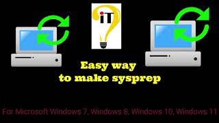 Sysprep in half minute  Easy way to make SysPrep for Windows 7  8  81  10  11 [upl. by Elli379]