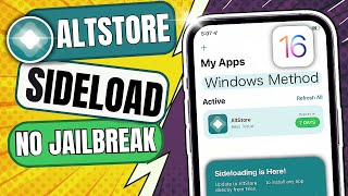 Better than Scarlet iOS   AltStore Sideloading Windows [upl. by Rephotsirhc660]