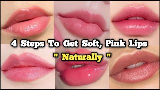 How to Get Pink Lips Naturally at Home  Easy DIY Tips for Soft Pink Lips [upl. by Graces451]