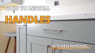 How to Install Handles On Your Kitchen Cabinets [upl. by Alphonso]