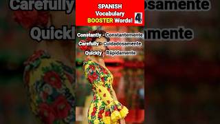 Spanish Vocabulary Booster 4 shorts esl easyspanish [upl. by Wavell]